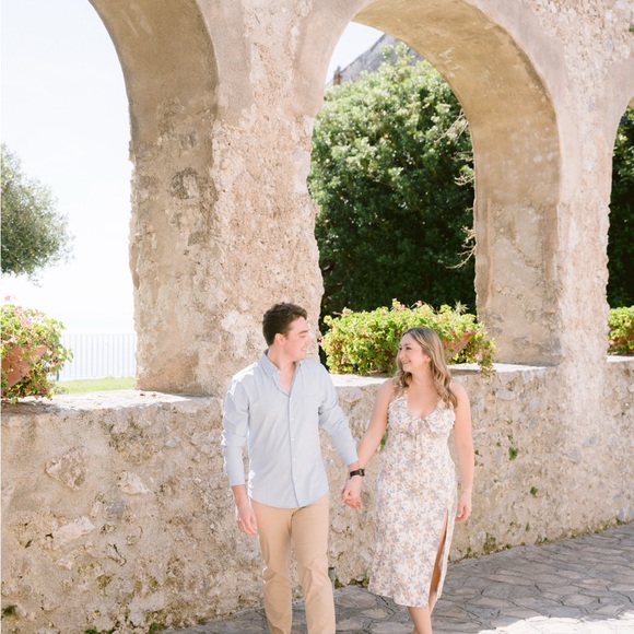 Abercrombie & Fitch Cinched Neck Slip Midi Dress - Picture 5 of 7